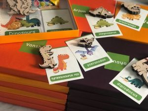 Dinosaur Stationery by Varada Studio